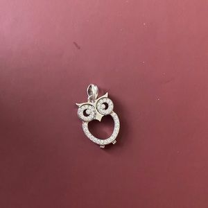 Sterling Silver Owl Necklace Pendant